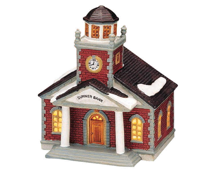 lemax-sumner-bank-banque-miniature-de-village image 2