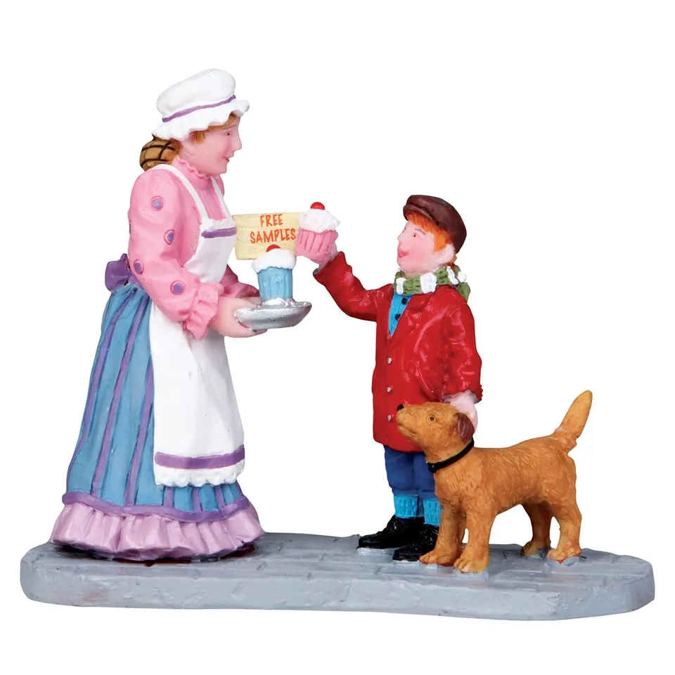 lemax-puppy-treat-figurine-chiot-gourmand-village image 1