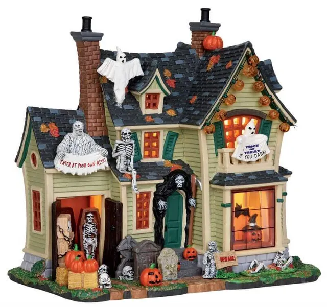 lemax-scariest-halloween-house-maison-hant-e-spooky-town image 1