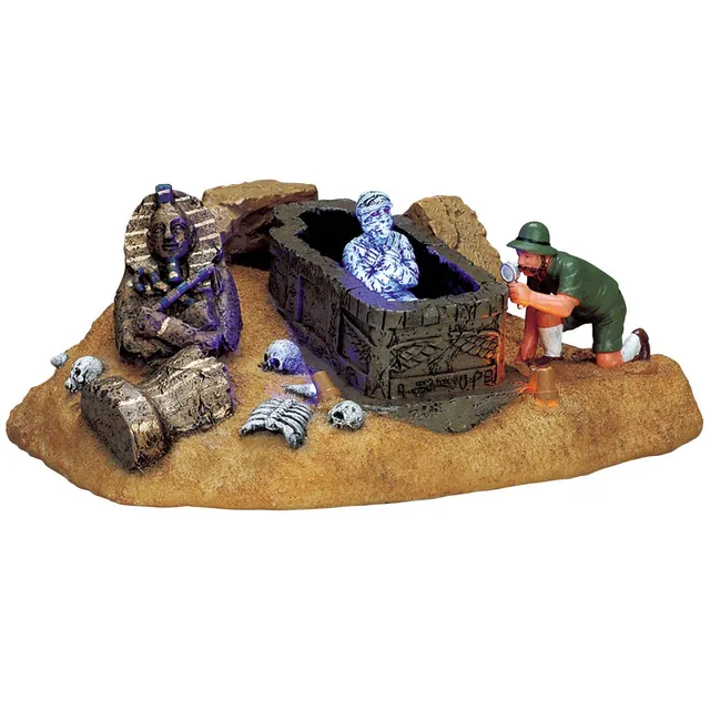 lemax-the-mummy-s-tomb-b-timent-anim-spooky-town image 1