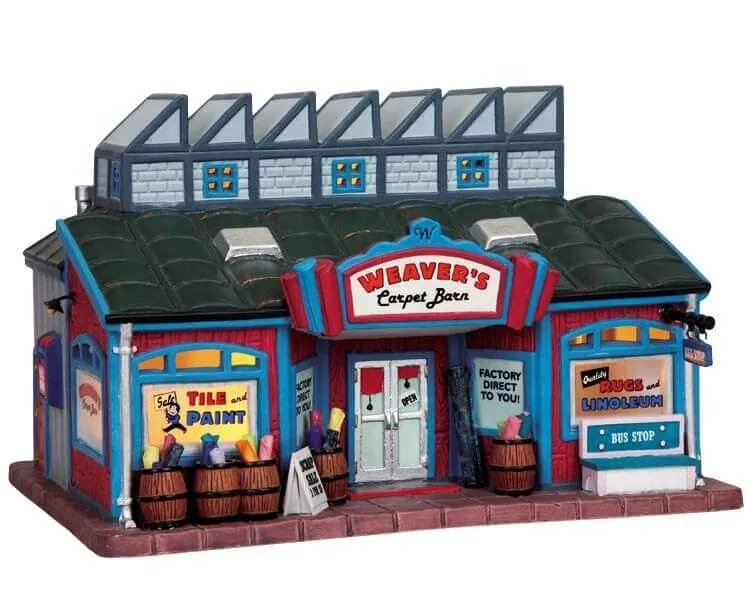 lemax-weavers-carpet-barn-grange-miniature-village image 1