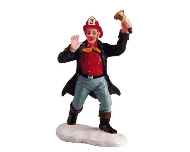 lemax-bell-ringing-fireman-figurine-pompier-village-de-no-l image 1