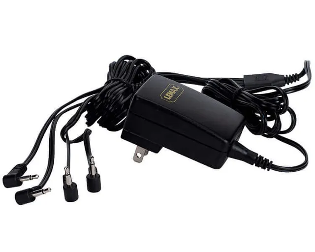 lemax-power-adaptor-3v-black-4-output-adaptateur-village-lumineux image 1