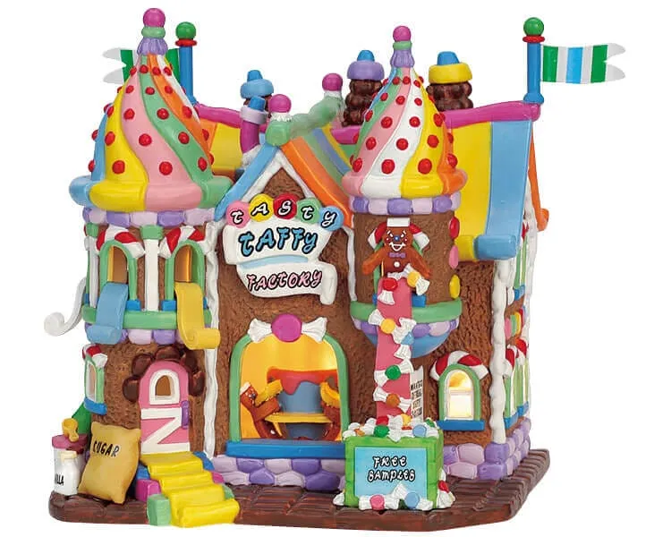 lemax-tasty-taffy-factory-fabrique-miniature-lumineuse-sugar-n-spice image 1