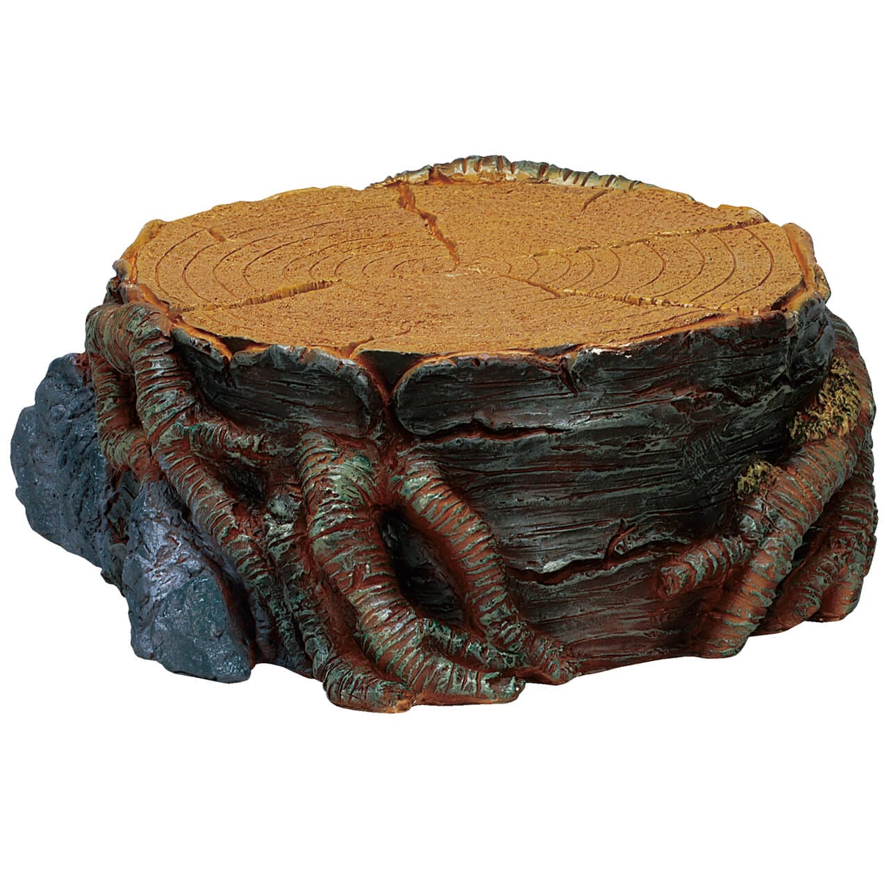 lemax-tree-stump-display-platform-socle-tronc-pour-village-miniature image 1