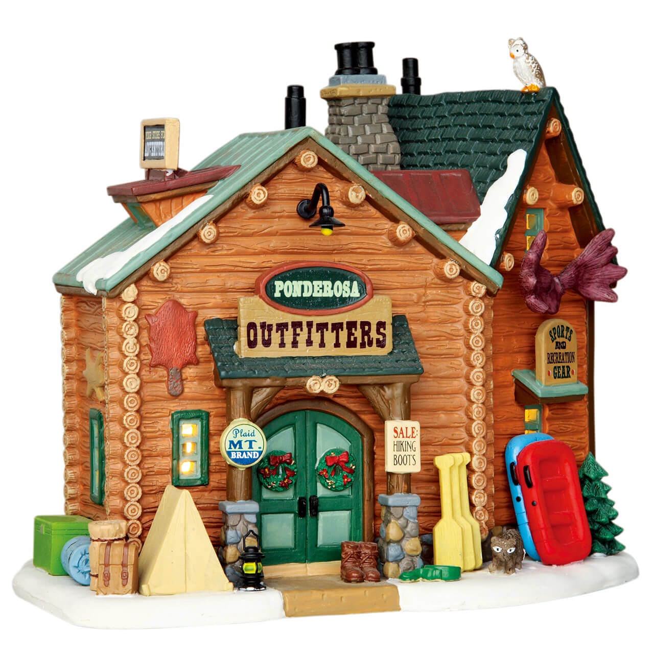 lemax-ponderosa-outfitters-maison-miniature-lumineuse-vail-village image 4