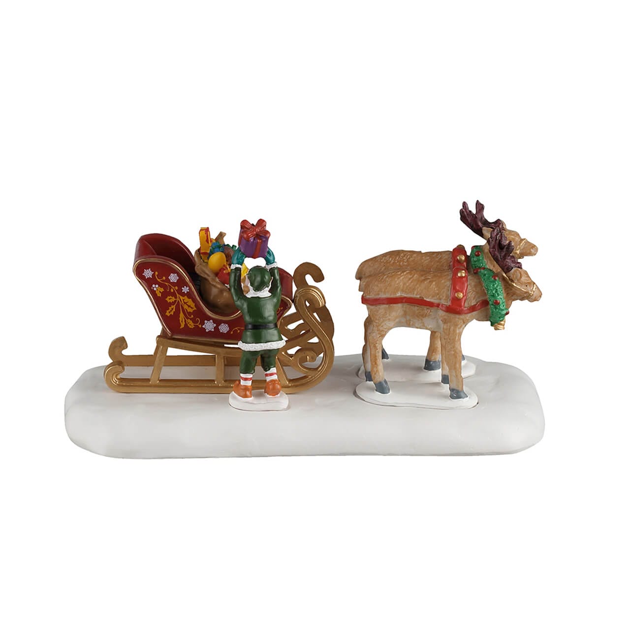 lemax-sled-of-toys-tra-neau-avec-rennes-santa-s-wonderland image 4
