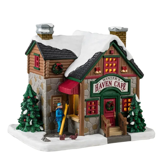 lemax-winter-s-haven-cafe-maison-lumineuse-vail-village image 1