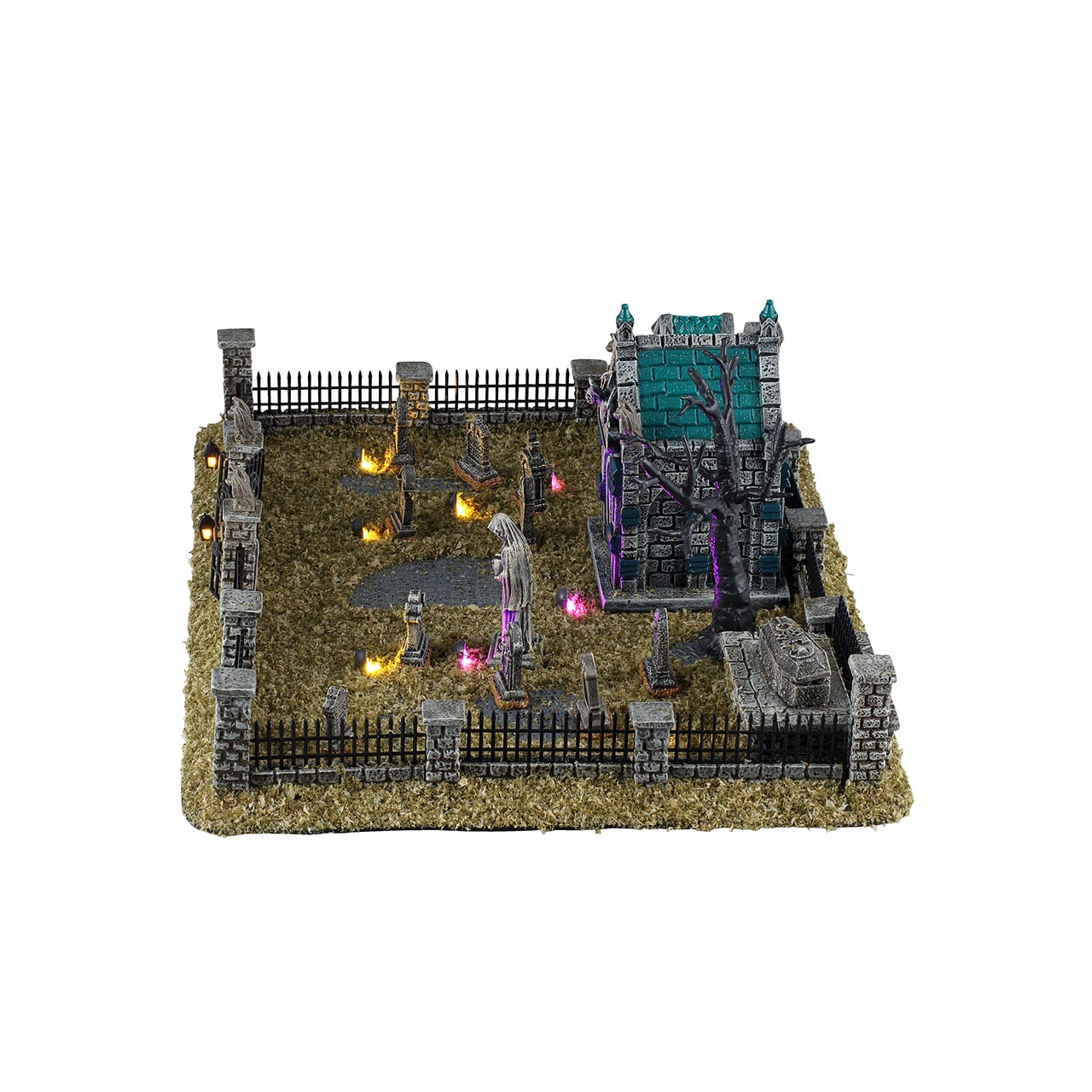 lemax-misty-crypt-graveyard-d-cor-lumineux-spooky-town image 3