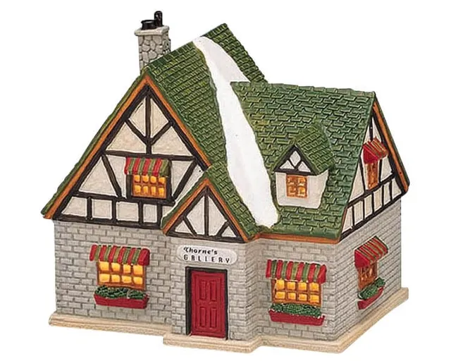 lemax-thorne-s-gallery-maison-de-village-miniature-lumineuse image 1