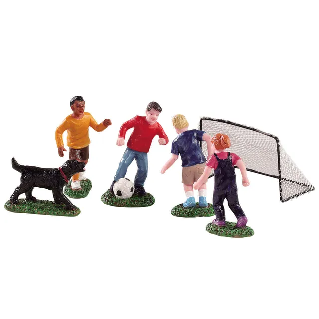 lemax-kicking-back-figurine-d-tente-village-miniature image 1