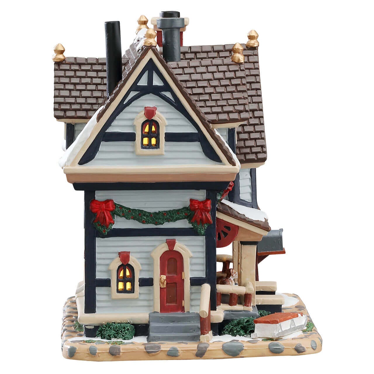 lemax-thompson-s-manor-manoir-miniature-lumineux-de-no-l image 3