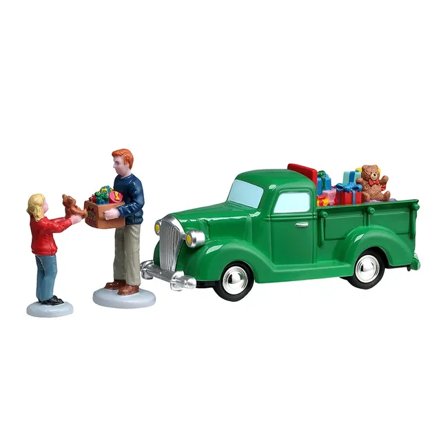 lemax-church-toy-drive-sc-ne-miniature-camion-jouets image 1