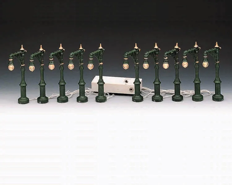 lemax-4-victorian-street-lamp-lot-de-4-r-verb-res-miniatures image 1