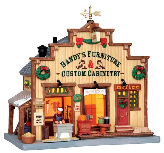 lemax-handy-s-furniture-custom-cabinetry-boutique-meubles-miniature-lumineuse image 1
