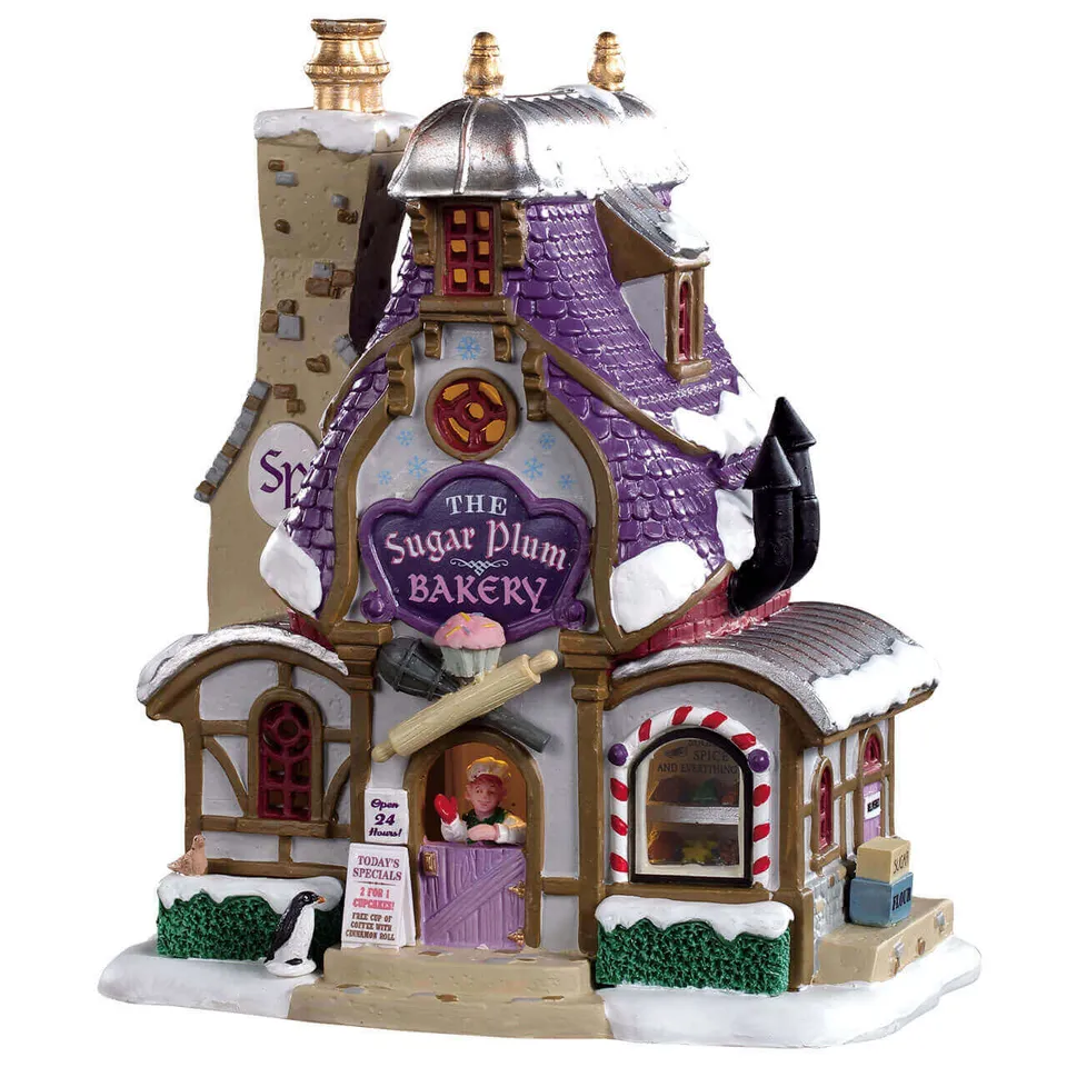 lemax-sugar-plum-bakery-boulangerie-lumineuse-village-no-l image 1