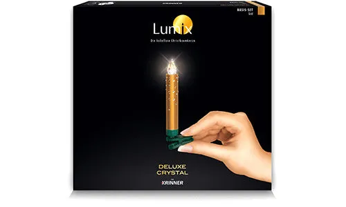 krinner-lumix-deluxe-crystal-gold-base-x10-bougies-led image 1