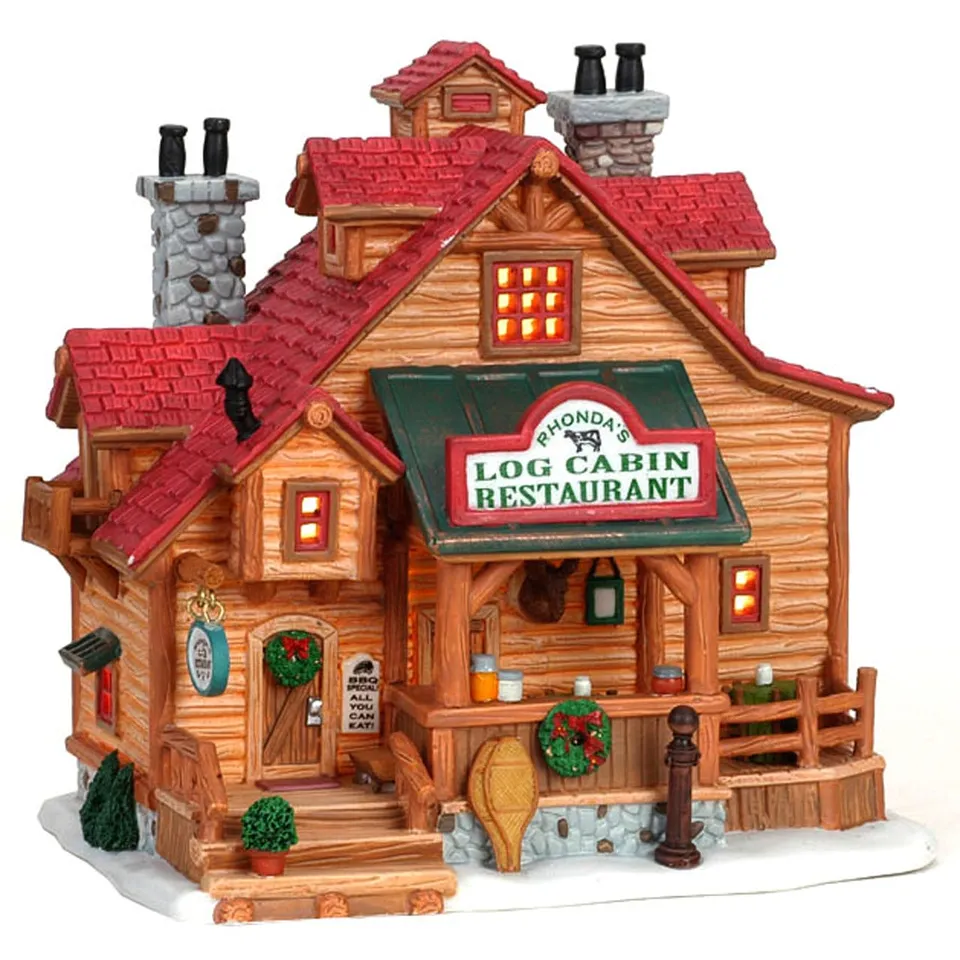lemax-rhonda-s-log-cabin-restaurant-chalet-lumineux-enchanted-forest image 1