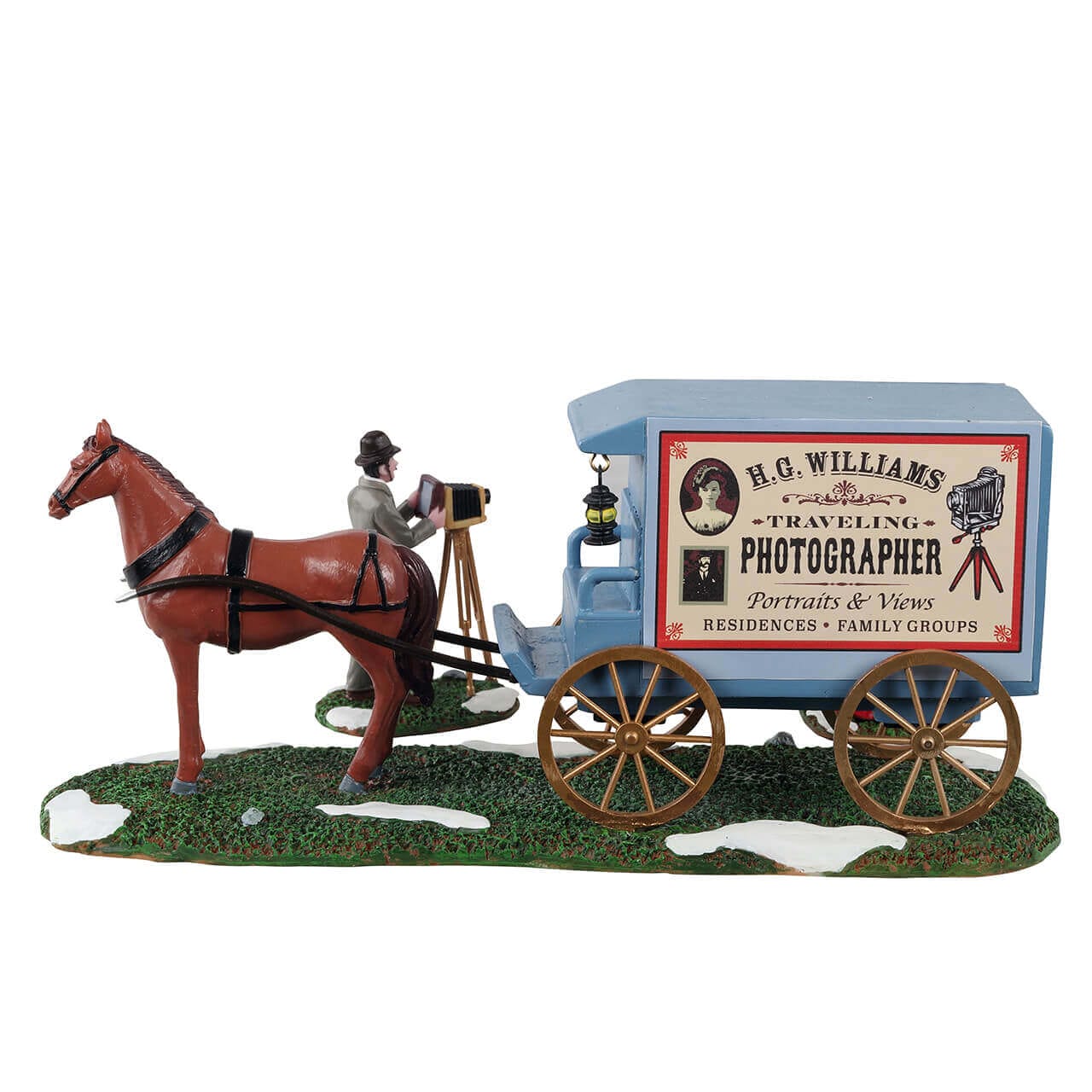 lemax-traveling-photographer-wagon-caddington-cal-che-miniature-no-l image 4