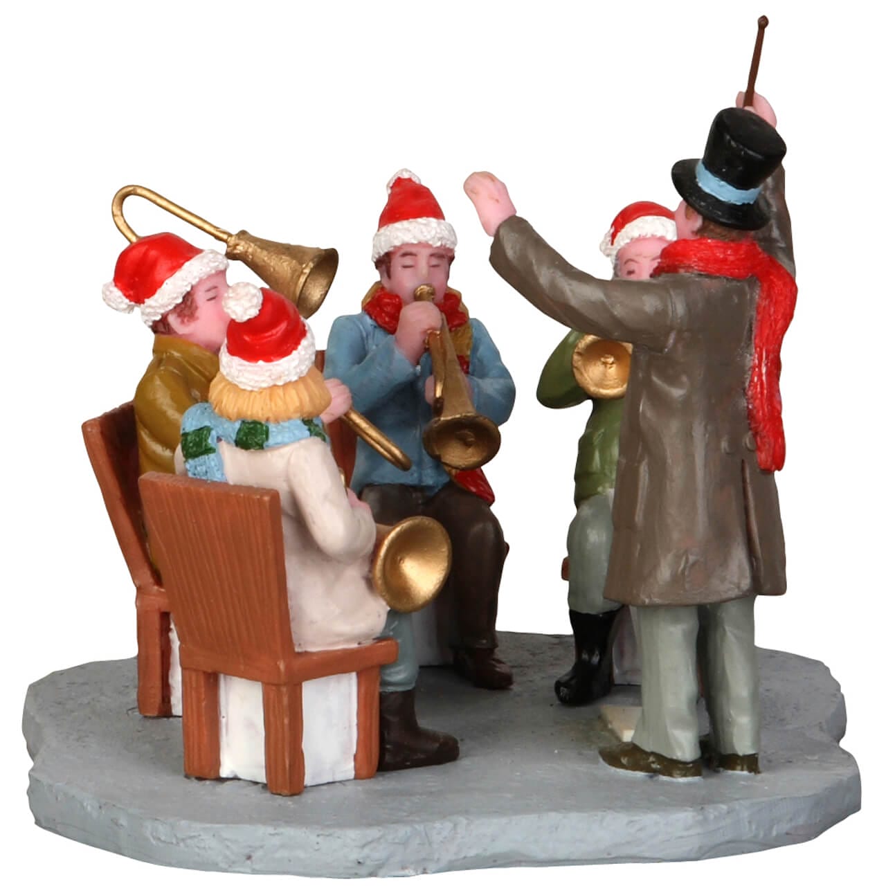 lemax-gazebo-band-figurine-orchestre-de-no-l-5-musiciens image 4