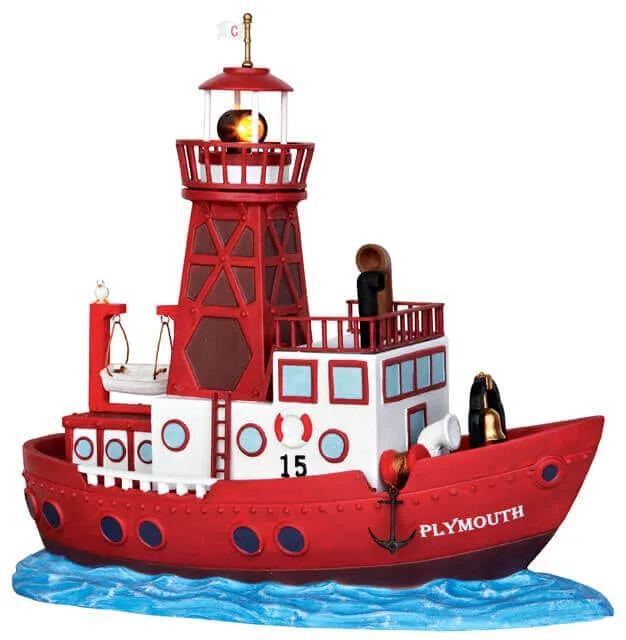 lemax-lightship-bateau-phare-lumineux-balise-rotative image 1