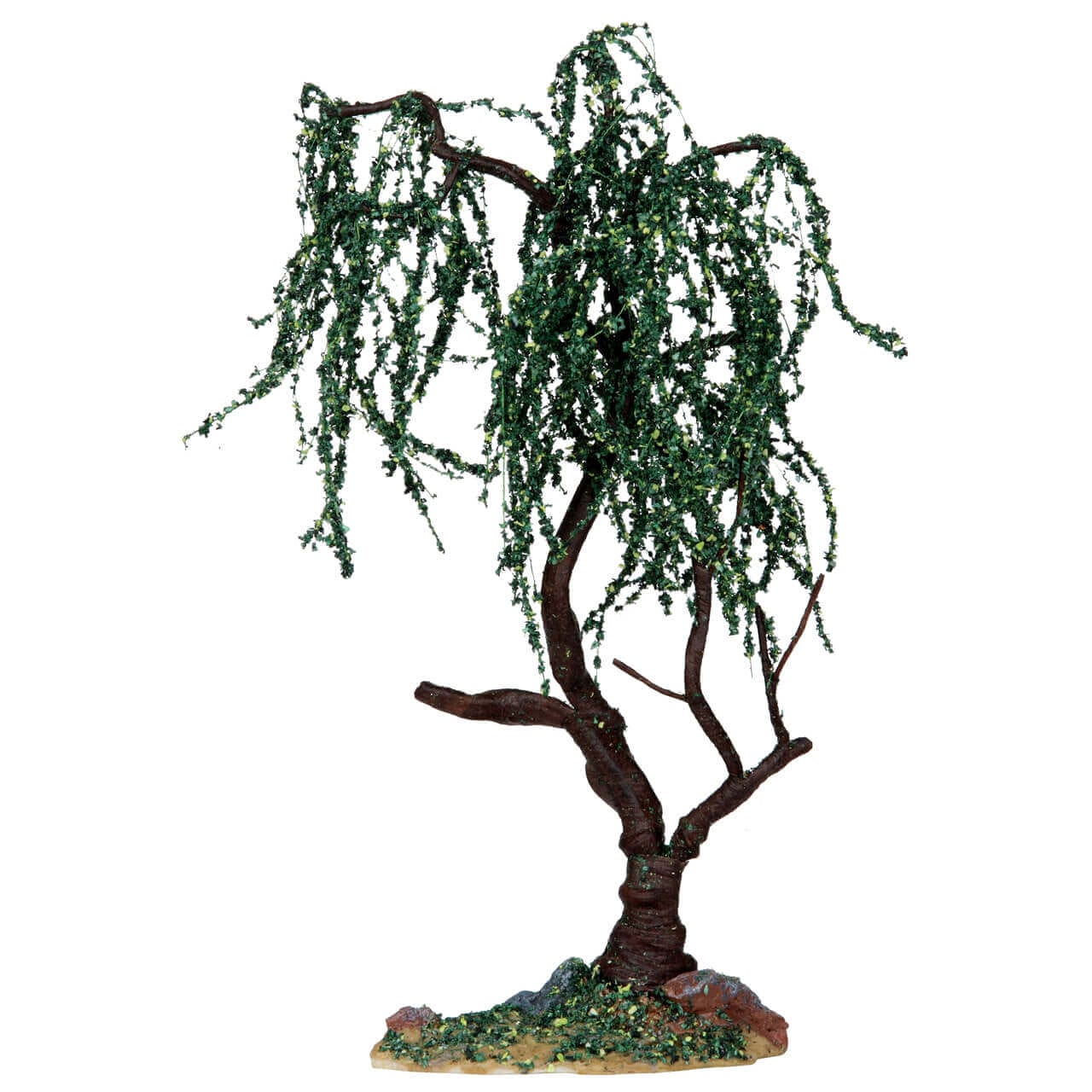 lemax-9-in-green-willow-sapin-stable-23-cm-village-de-no-l image 1