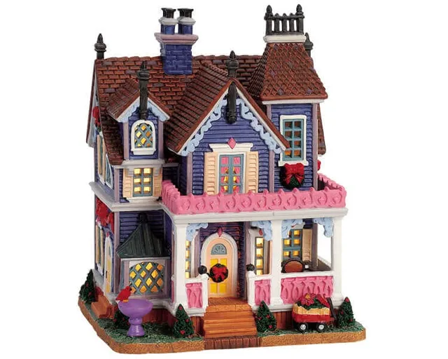 lemax-bamford-house-maison-miniature-lumineuse-village-de-no-l image 1