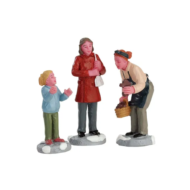 lemax-just-for-you-set-of-3-lot-3-figurines-cadeaux-miniature image 1