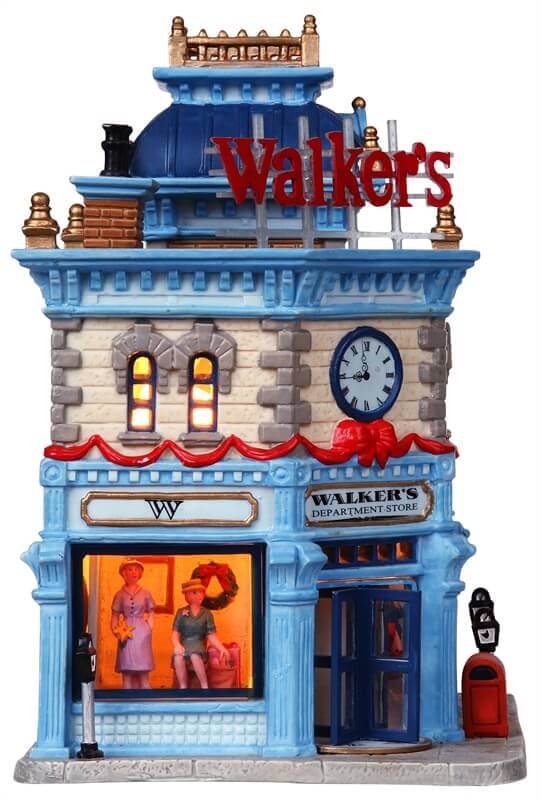 lemax-walker-s-dept-store-b-timent-miniature-village-de-no-l image 3