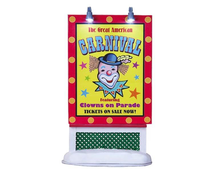 lemax-carnival-sign-enseigne-lumineuse-carnaval-miniature image 1