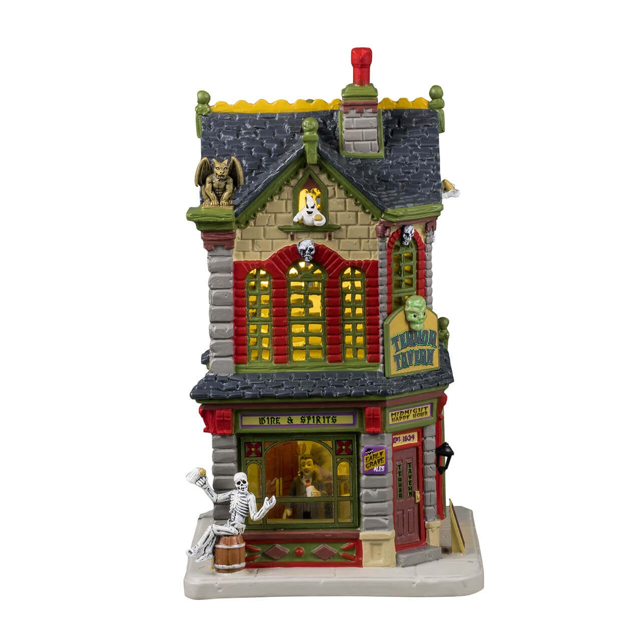 lemax-terror-tavern-b-timent-lumineux-halloween-spooky-town image 2