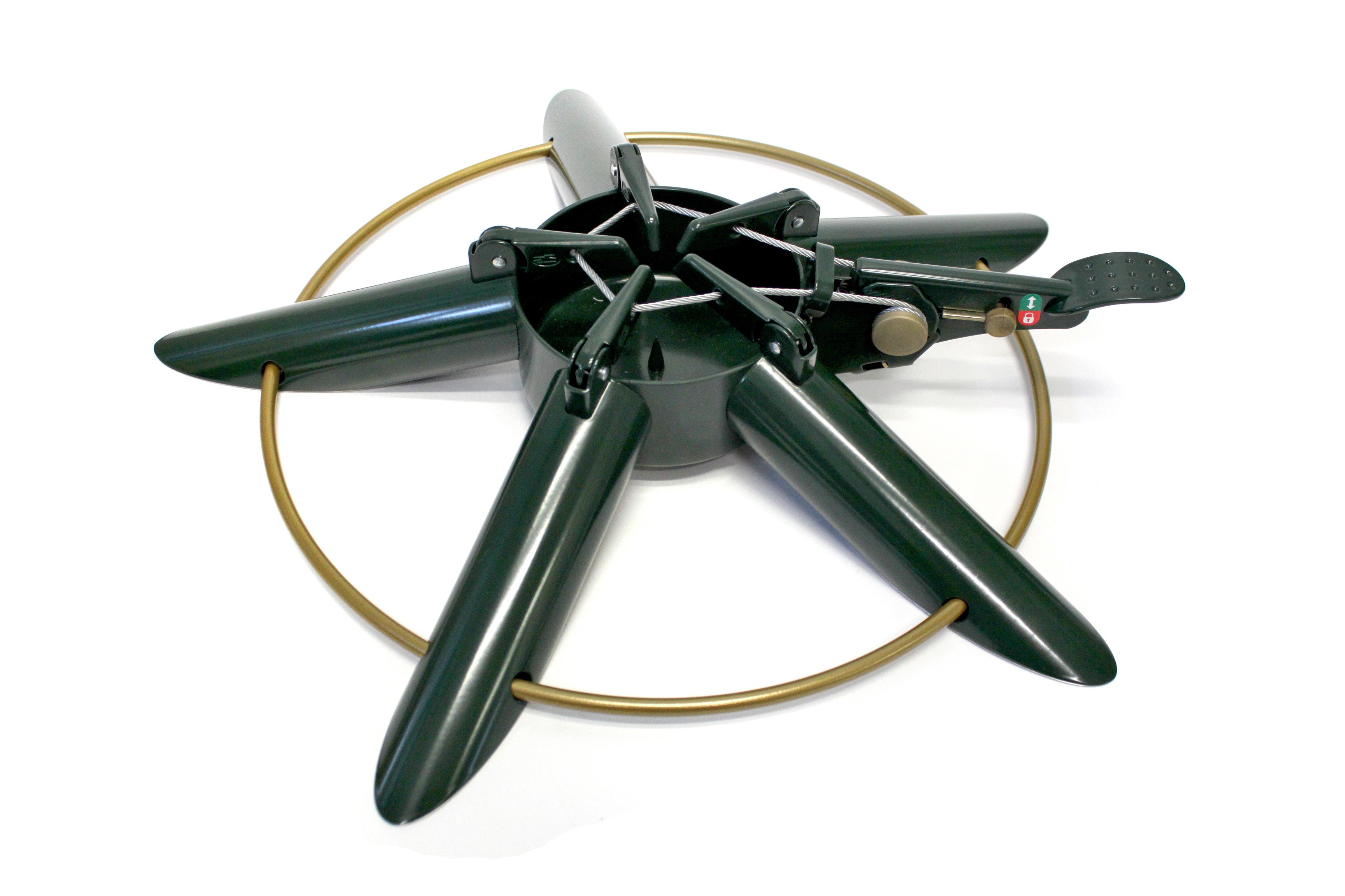 krinner-diamond-600-vert-or-pied-de-sapin-design-jusqu-2-8-m image 1