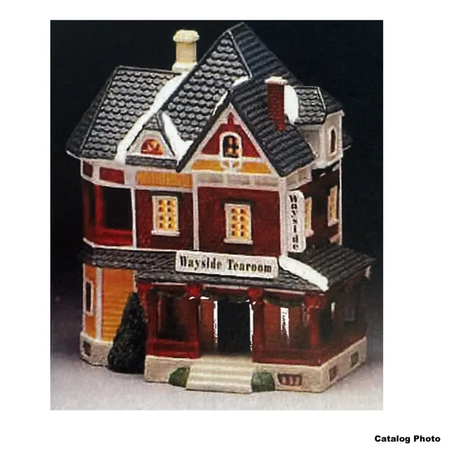 lemax-wayside-tearoom-salon-de-th-miniature-lumineux image 1