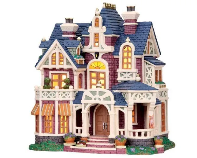 lemax-hartwell-house-maison-miniature-lumineuse image 1