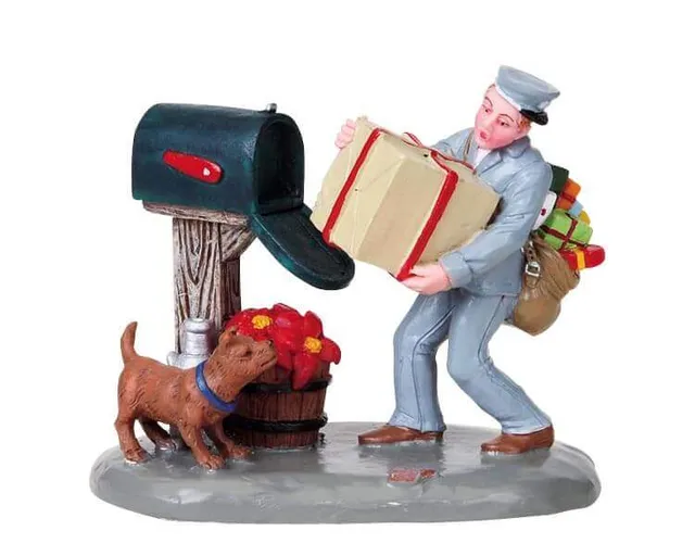 lemax-postal-predicament-figurine-village-miniature-de-no-l image 1
