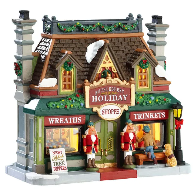 lemax-buckleberry-holiday-shoppe-boutique-miniature-lumineuse-de-no-l image 1