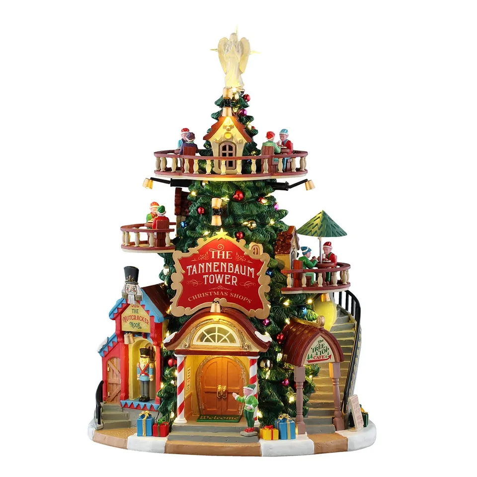 lemax-the-tannenbaum-tower-christmas-shops-b-timent-lumineux-santa-s-wonderland image 1