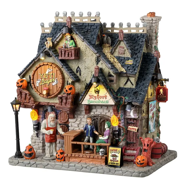 lemax-bigfoot-brewhaus-maison-hant-e-lumineuse-spooky-town image 1