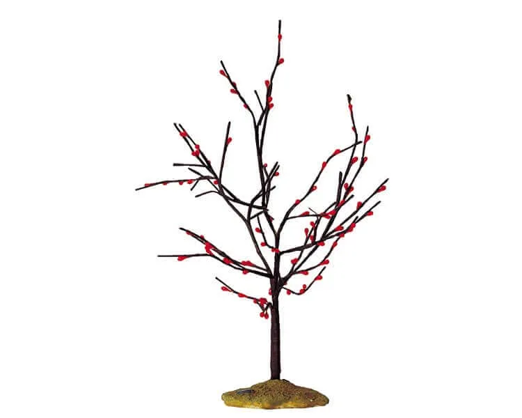 lemax-holly-berry-tree-large-grand-sapin-miniature-baies image 1