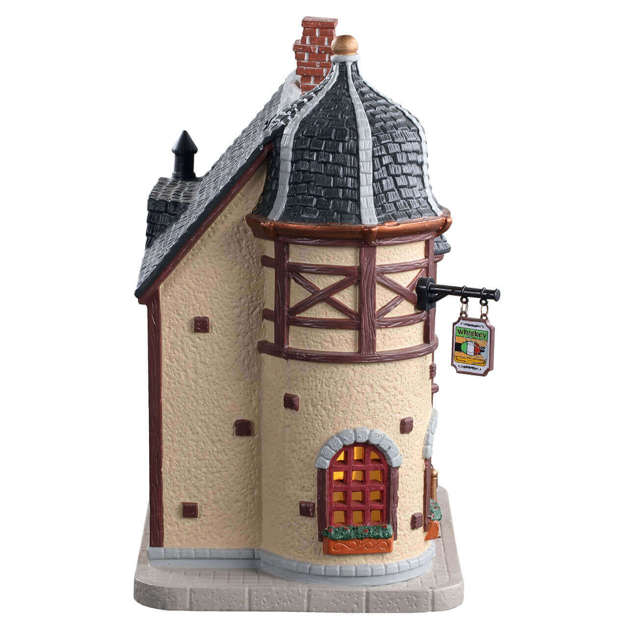lemax-broken-flask-tavern-taverne-irlandaise-lumineuse-caddington-village image 2