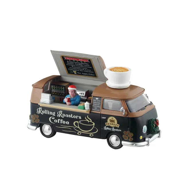 lemax-rolling-roasters-coffee-van-caf-miniature-lumineux-village-no-l image 1