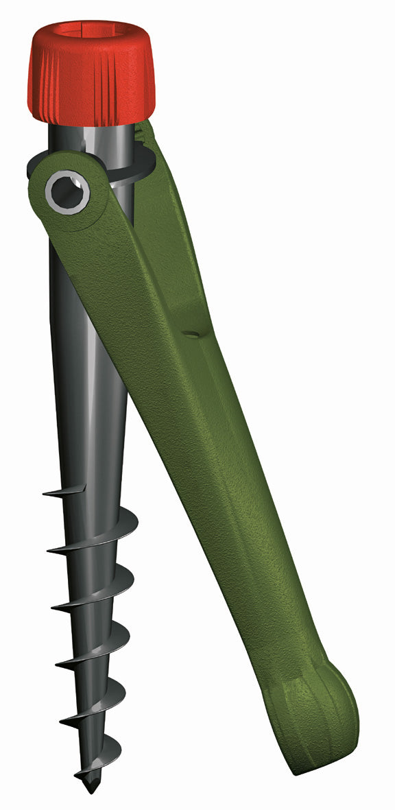 krinner-vario-drill-oliv-ancrage-de-sol-et-porte-parasol image 2