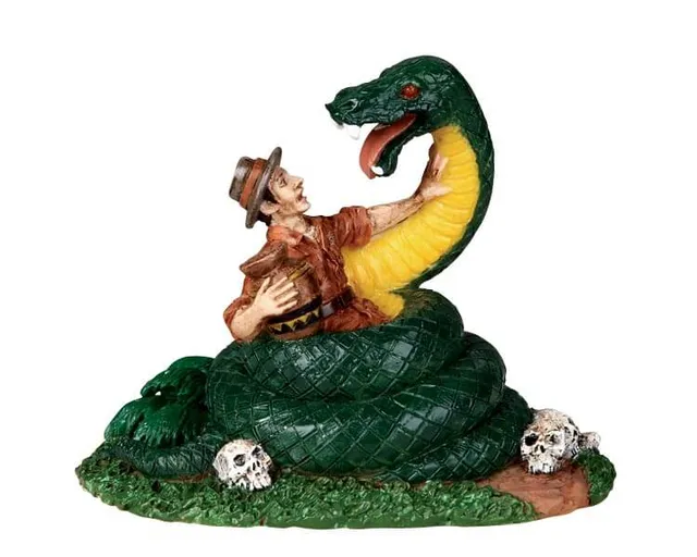 lemax-snake-in-the-grass-figurine-spooky-town image 1