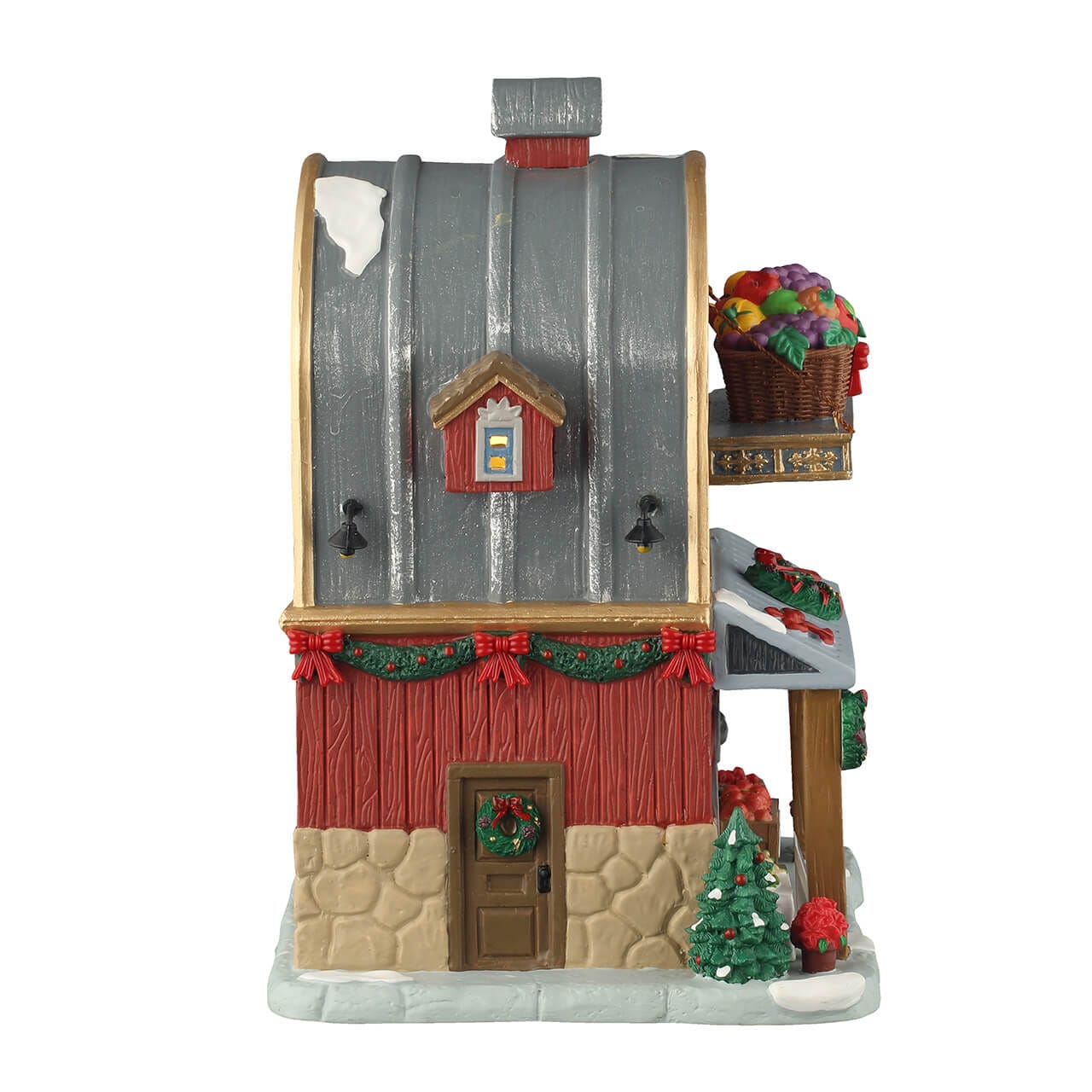 lemax-nathan-s-naturals-market-boutique-miniature-de-no-l-harvest-crossing image 2