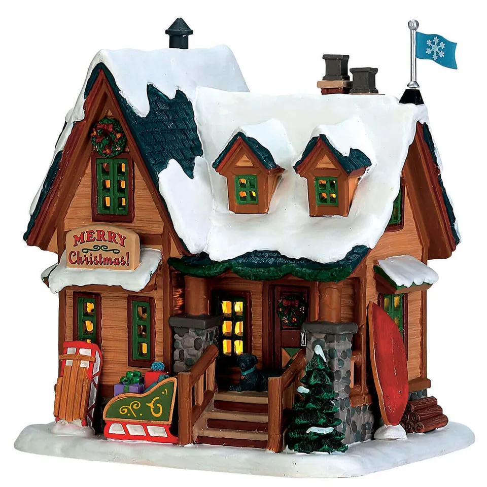 lemax-williams-cabin-cabane-de-no-l-lumineuse-village-miniature image 1