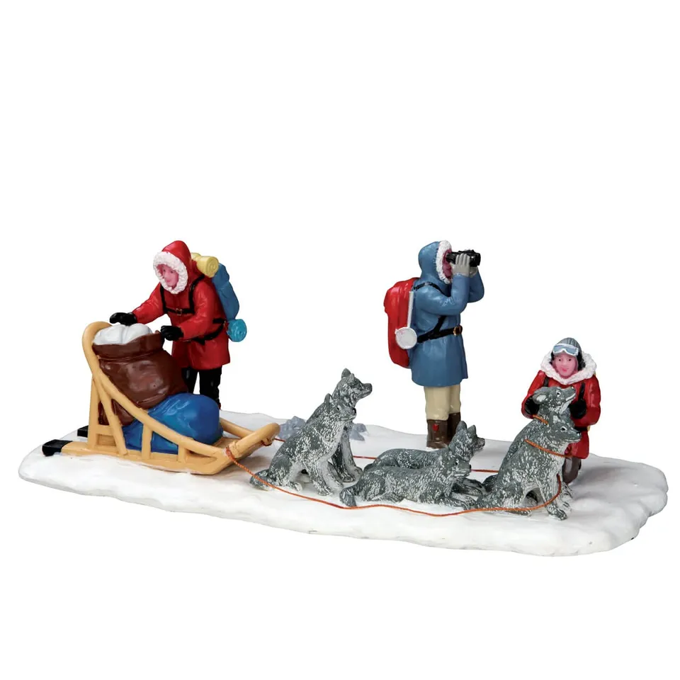 lemax-north-pole-or-bust-v-hicule-miniature-direction-p-le-nord image 1