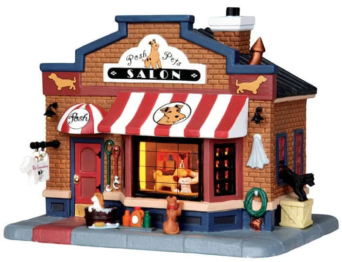 lemax-posh-pets-salon-b-timent-miniature-lumineux image 1