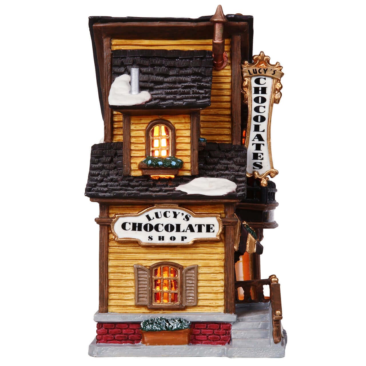 lemax-lucy-s-chocolate-shop-boutique-lumineuse-caddington image 2