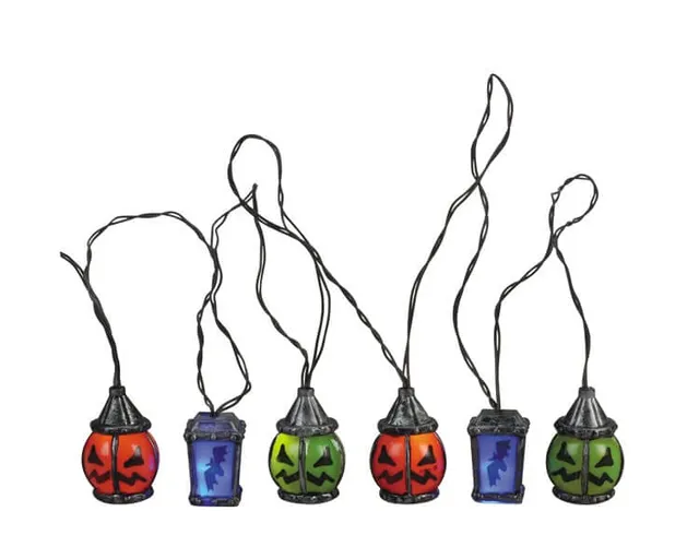 lemax-6-lighted-spooky-lantern-lot-de-6-lanternes-lumineuses image 1