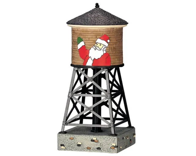 lemax-water-tower-ch-teau-d-eau-miniature-village-2 image 1